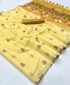 Pure Spun Swan By Girnar Spun Cotton Saree Wholesale Market In Surat